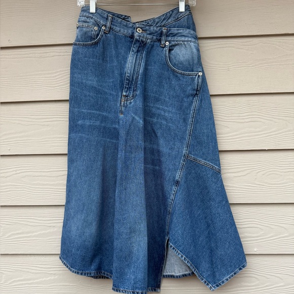 Loewe
Asymmetric denim midi skirt - Picture 6 of 15